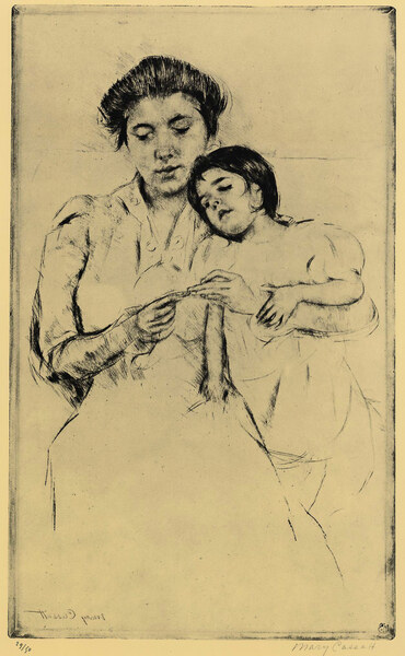 Handkerchief by Cassatt